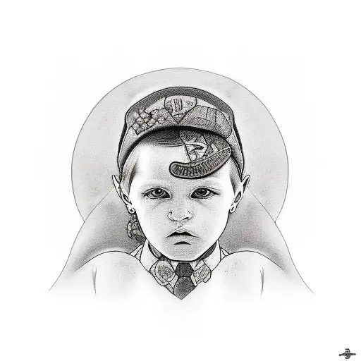 mafia kids tattoo design idea