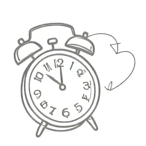 11:34 with alarm clock font, no drawing, just letters  tattoo design idea