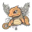 charmander tattoo design idea