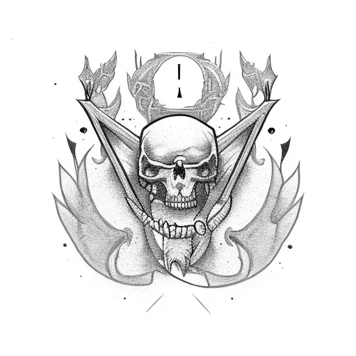 Ambigram of Heals/kills tattoo design idea