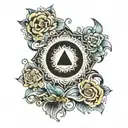 name Luna name tattoo design idea