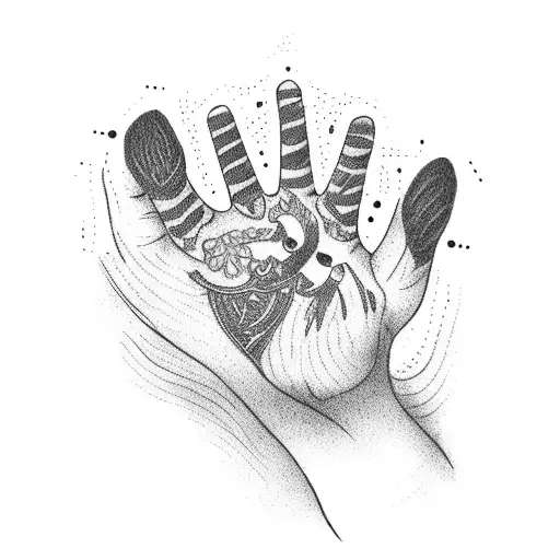 cat paws  tattoo design idea