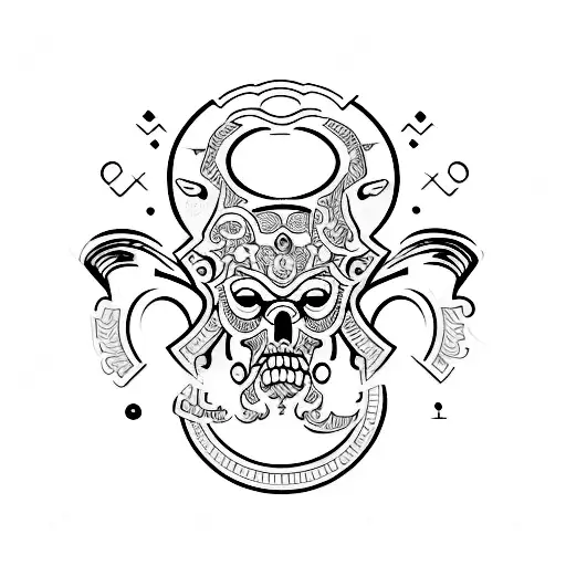 front forearm fullfilled with tattoo, tatto is a art piece made of symbols, like ancient greek symbols, hacker, tecnolog tattoo design idea