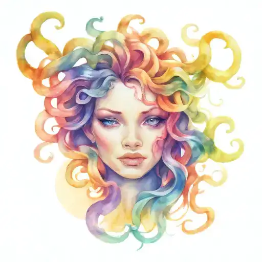 Medusa tattoo design idea