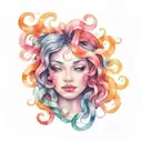 Medusa tattoo design idea