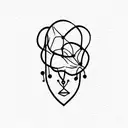 sad tattoo design idea