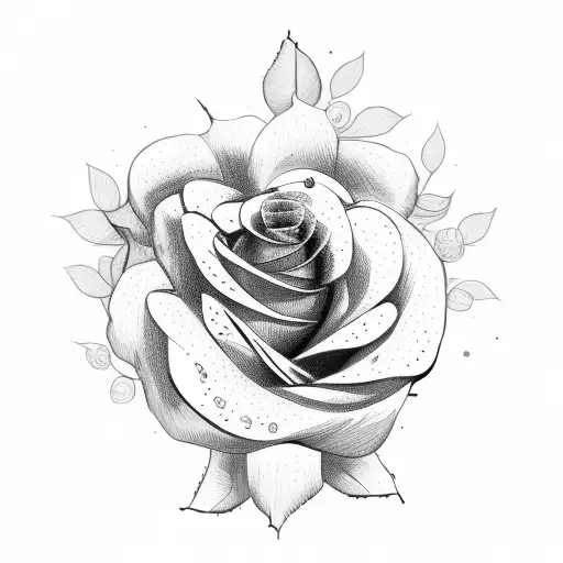 TATTOO OF A ROSE GARDEN tattoo design idea