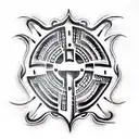 road sign tattoo design idea