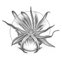 a venus flytrap tattoo design idea