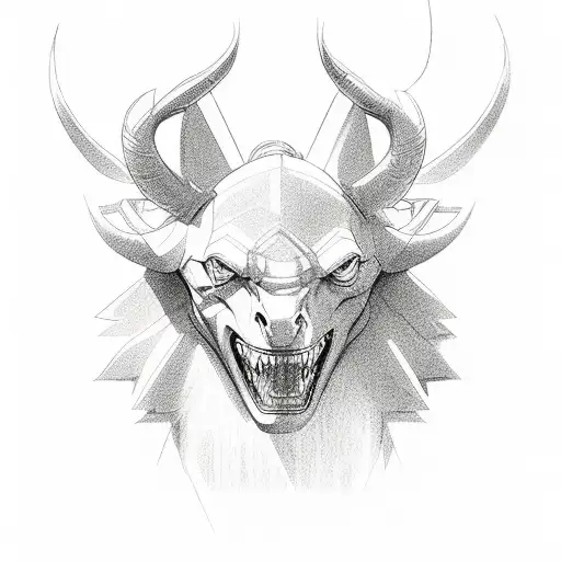 zues with rays of sunlight and lighting  tattoo design idea