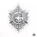 make a landscape of The Second cicle of dant's inferno tattoo design idea