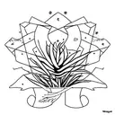 nevada sagebrush tattoo design idea
