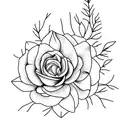 nevada sagebrush tattoo design idea