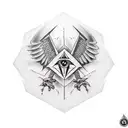 667 killuminati tattoo design idea