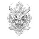 667 lettering tattoo design idea
