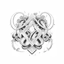 667 lettering tattoo design idea