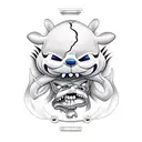 stich from motion picture dressed like cholo tattoo design idea