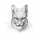 A detailed sketch of a stock market graph tattoo design idea