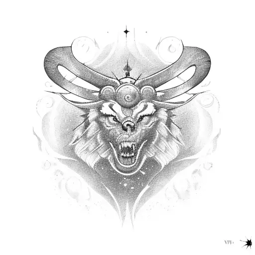 The sign of the horoscope is cancer, so that it looks unusual, esoteric, while it was clear what kind of zodiac sign. tattoo design idea