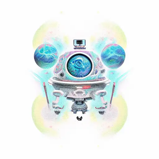 Cancer Astrologic Esoteric Abstraction tattoo design idea