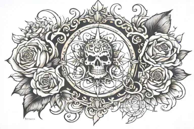 Our mind and our heart determines where our soul spends eternity. - Gary D Patterson tattoo design idea