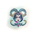 capricorn, gemini, sagittarius tattoo design idea