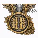 2006 as roman numerals back of ear tattoo design idea