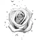 diet coke with roses tattoo design idea