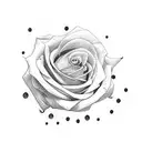 diet coke with roses tattoo design idea