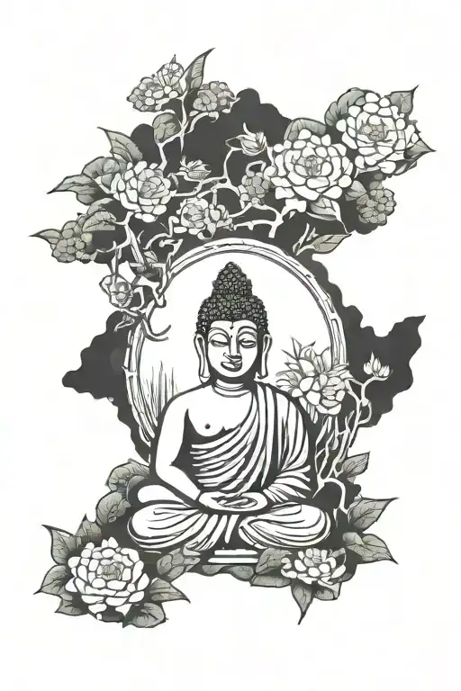 Buddha, Vietnam, temple tattoo design idea