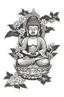 Buddha, Vietnam, temple tattoo design idea