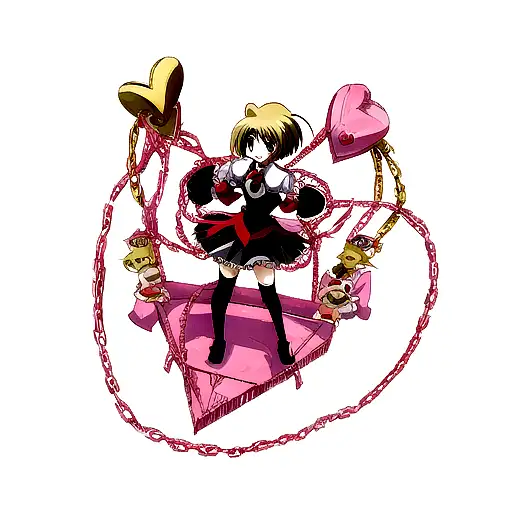 kurapika chain heart tattoo design idea