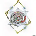 chrollo kurapika chains tattoo design idea