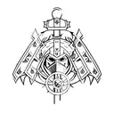 templar knight tattoo design idea
