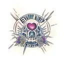 every end has a new beginning tattoo design idea