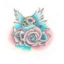 every end has a new beginning tattoo design idea