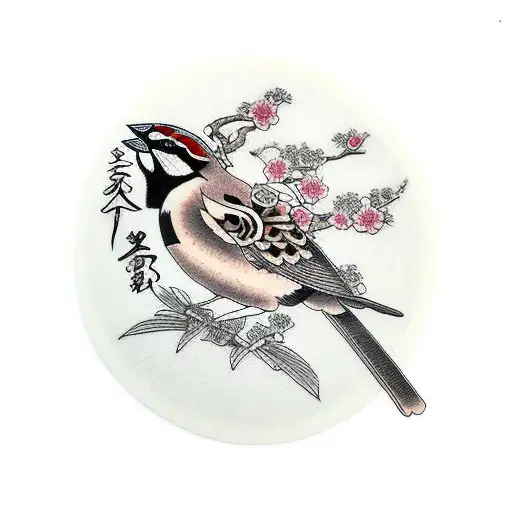 Sparrow tattoo design idea