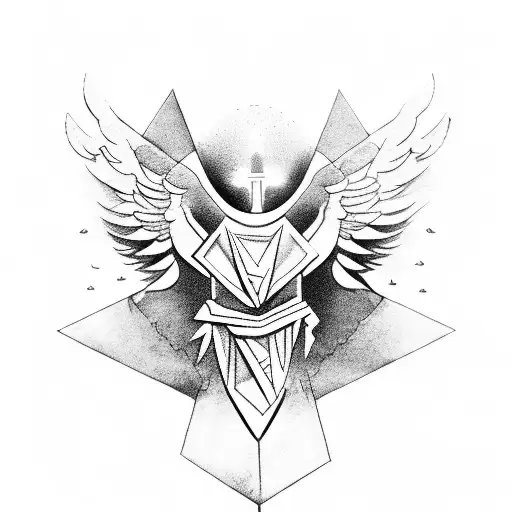 icarus falling greek mythology tattoo design idea