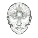 pineal gland tattoo design idea