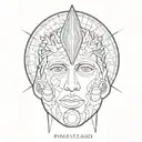 pineal gland tattoo design idea