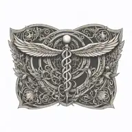 caduceus tattoo design idea