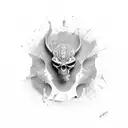 risks tattoo design idea