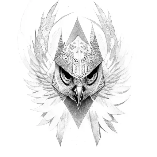 hawk  tattoo design idea
