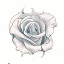 rams head with flowers tattoo design idea