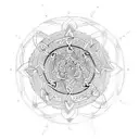 Mandala,celtic, tattoo design idea