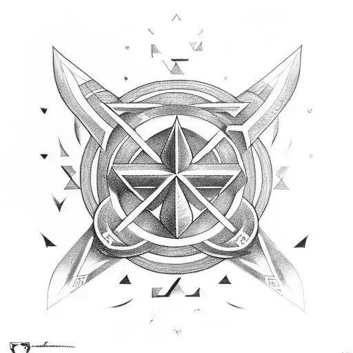 Valknut Symbol names odin tesla tracy in them tattoo design idea