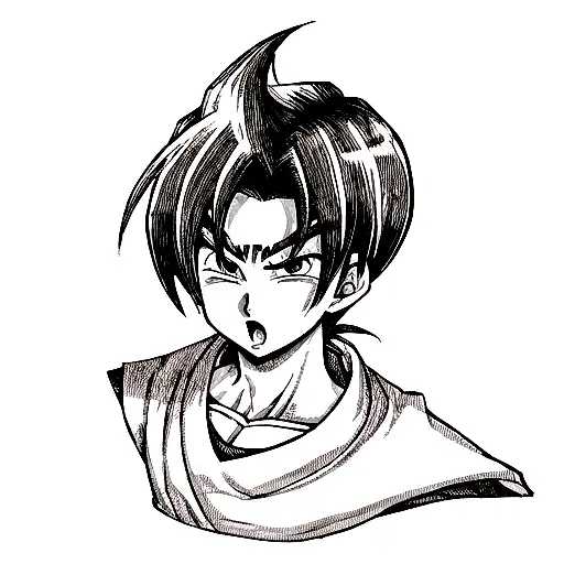 Gohan tattoo design idea