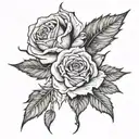 a court of thorns and roses tattoo design idea