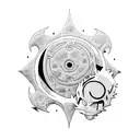 Naruto e soul eater tattoo design idea