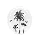 Palm Tree tattoo design idea